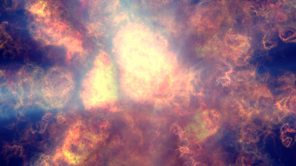 fire flame explosion in space