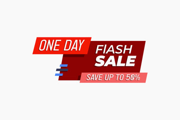  Vector flash sale banner design template. Vector Eps 10