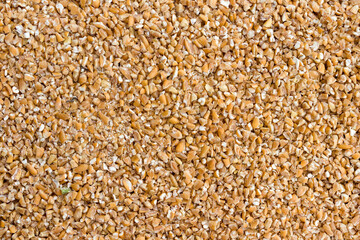 wheat groats close-up texture for background