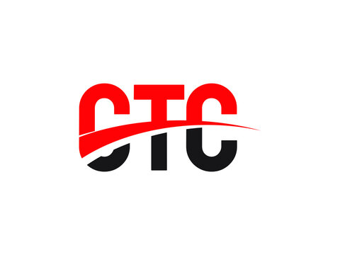 CTC Letter Initial Logo Design Vector Illustration