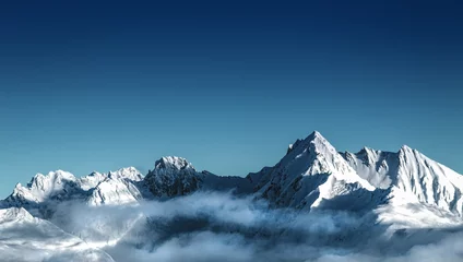 Fotobehang Alpen Bergketen, Avoriaz