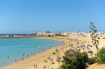 Playa del Chorrillo Rompidillo en Rota, Costa de la Luz Cádiz, España  © joserpizarro