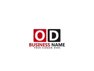 OD O&D Letter Type Logo, Creative od Logo icon design