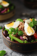 Nicoise salad - traditional French dish