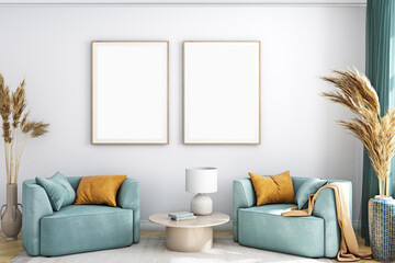 Mockup frame in Living room, Frame Mockup, Interior Mockup, Mockup Poster, Mockup, Mock, Summer Mockup, Room mockup, Digital File	