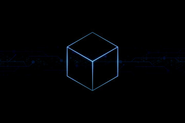 Technology Networking Cryptocurrency background