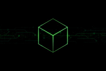 Technology Networking Cryptocurrency background