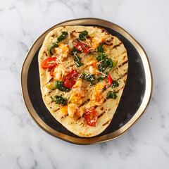 pizza with mushrooms