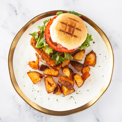 beef steak with vegetables