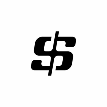 Letter S logo. Modern dollar logo.