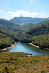 Fototapeta na wymiar Rivers, lakes and waterfalls in Ouro Preto in the city of Ouro Preto, State of Minas Gerais, Brazil