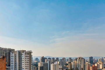 Fototapeta na wymiar Foto aérea da cidade de São Paulo