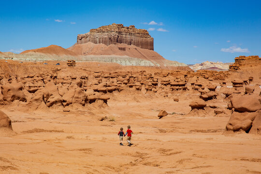 Hiking with Kids in Goblin Valley State Park, Utah