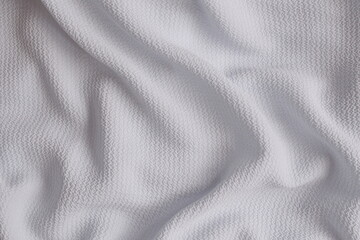 White relief draped fabric background