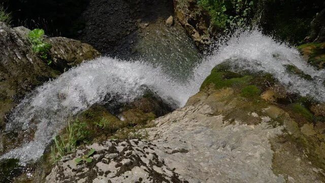 Waterfall Jasenica, Vlasic mountain, Bosnia and Herzegovina - (4K)