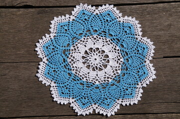 crocheted napkin