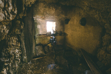 Lagazuoi is a mountain in the Dolomites of northern Italy, lying at an altitude of 2,835 metres, about 18 kilometres southwest by road from Cortina d'Ampezzo in the Veneto Region. The mountain is part