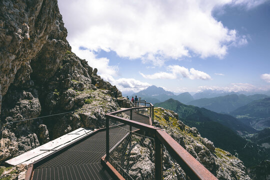 Lagazuoi is a mountain in the Dolomites of northern Italy, lying at an altitude of 2,835 metres, about 18 kilometres southwest by road from Cortina d'Ampezzo in the Veneto Region. The mountain is part