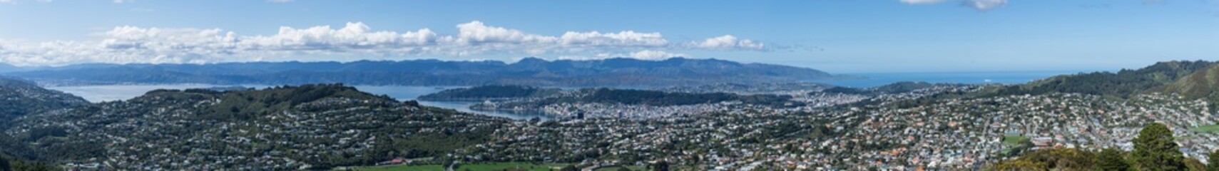 Fototapeta na wymiar Wellington, New Zealand, panorama