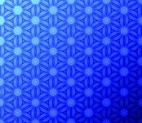 Vector complex 3d seamless pattern with ancient motif "Flower of life" and geometric decor. Sacred geometry and spiritual concept.