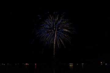 August Fireworks by the lake.