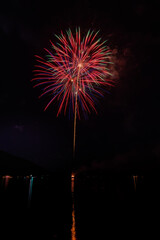 August Fireworks by the lake.