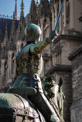 Jeanne d'Arc à l'assault de la cathédrale de Reims