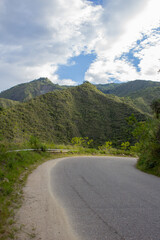 Fototapeta premium Colombian mountains with a road