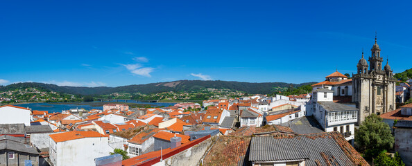 Naklejka na ściany i meble Puentedeume, Galicia, Spain