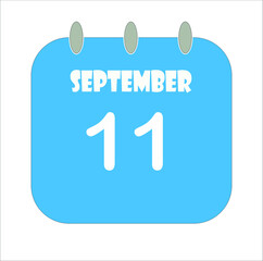 calendar - September days icon illustration isolated vector sign symbol