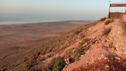 view of the mountains