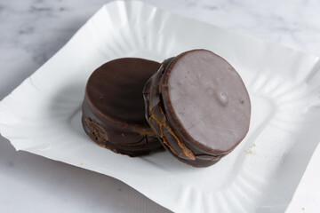alfajor de chocolate