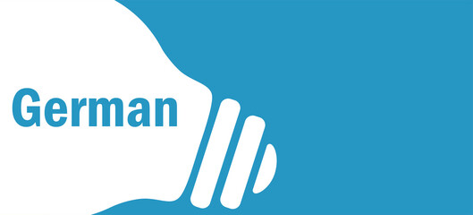 German in lamp background illustration