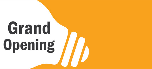 Grand Opening in lamp background illustration