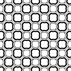  floral seamless pattern background.Geometric ornament for wallpapers and backgrounds. Black and white pattern.