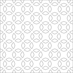 Vector pattern with symmetrical elements . Modern stylish abstract texture. Repeating geometric tiles from striped elements.