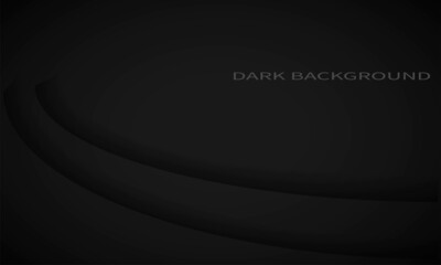 dark background with elegant curved shadow for cover, poster, banner, billboard