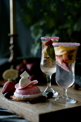 Fresh Drinks in Dessert Cafe