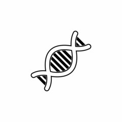 DNA icon set vector sign symbol