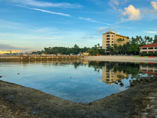 Fototapeta na wymiar フィリピン、セブ島、マクタン島周辺を観光している風景 Scenery of sightseeing around Mactan Island, Cebu Island, Philippines