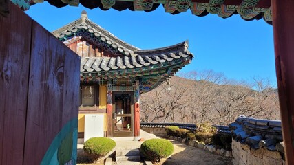 Beomeosa Temple scenery in Busan, South Korea
