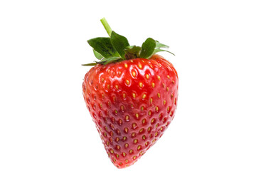 Strawberries  on white background.
