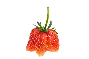 Strawberries  on white background.