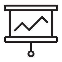 presentation line icon