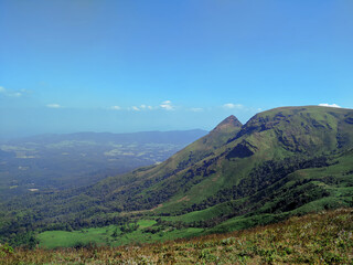 view of the mountains