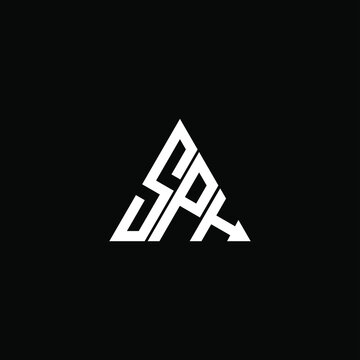 SPH letter logo creative design. SPH unique design
