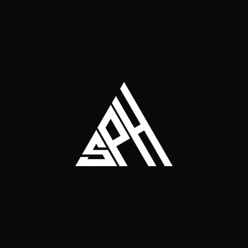 SPH letter logo creative design. SPH unique design
