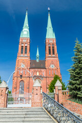 Obraz premium Roman catholic Basilica of Saint Anthony in Rybnik, Poland.