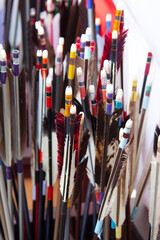 矢羽根　弓道　日本