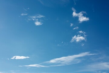 blue sky with clouds